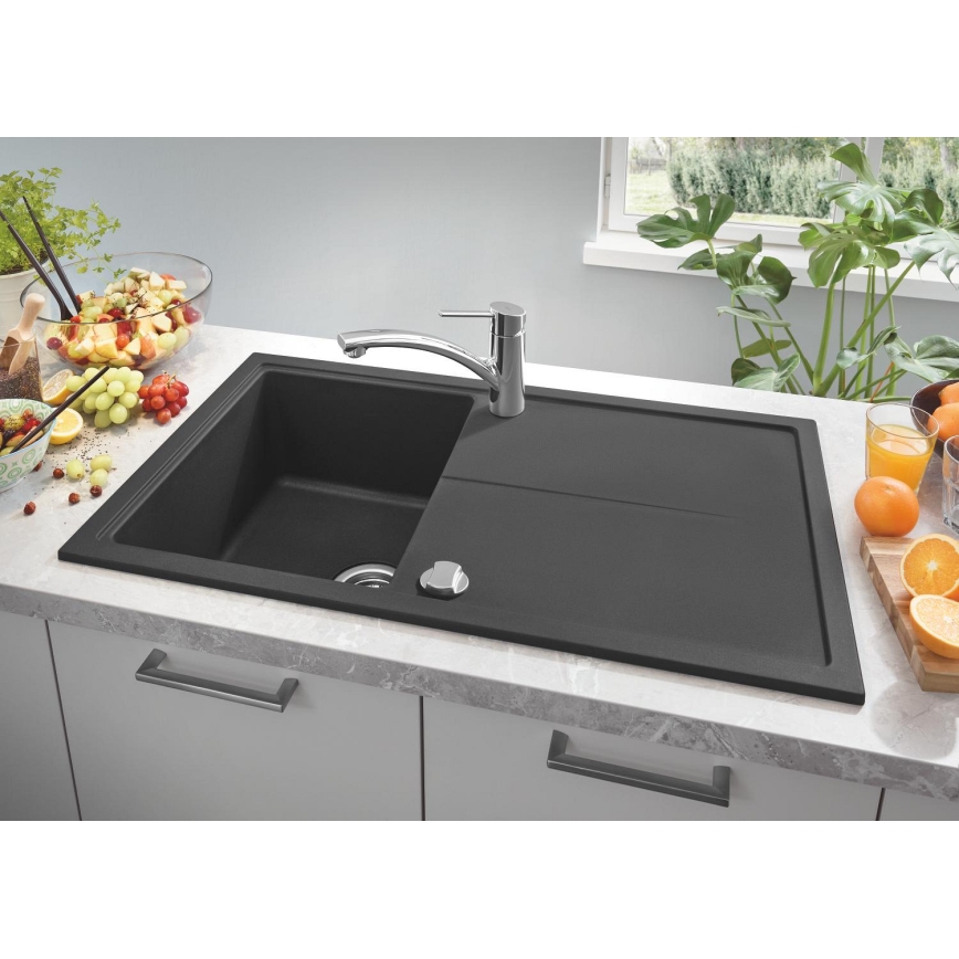 GROHE 31640AP0 - Kompozitni sudoper K400 860 × 500 mm crni