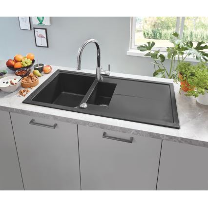 GROHE 31642AP0 - Sudoper K400 1000 × 500 mm granit/crna