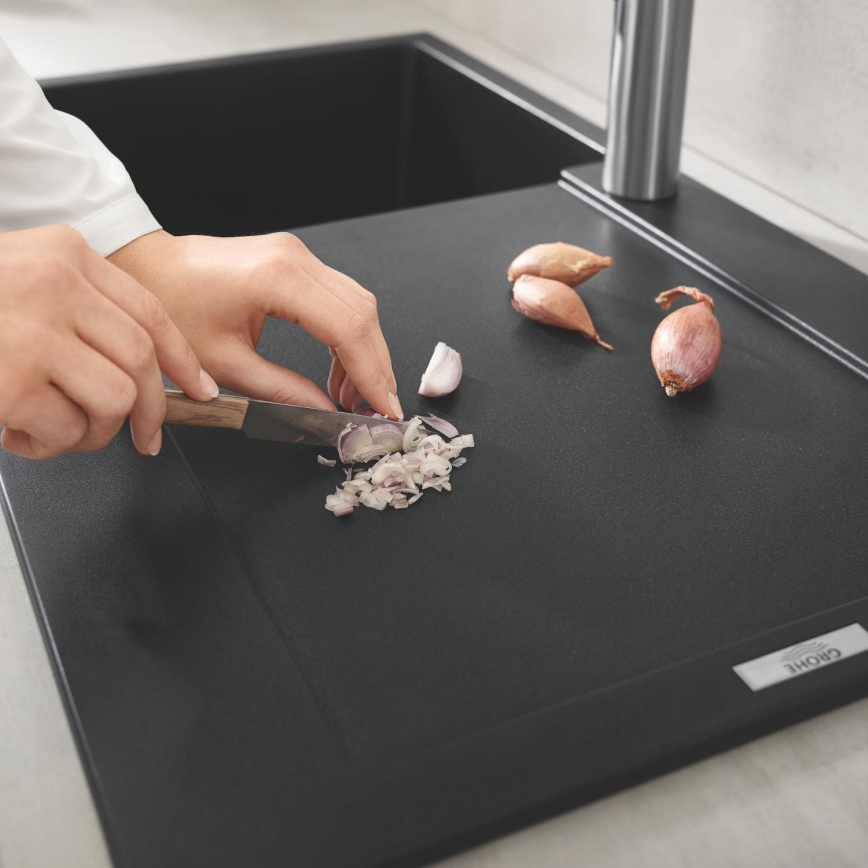 GROHE 31644AP0 - Kompozitni sudoper K500 860 × 500 mm crni