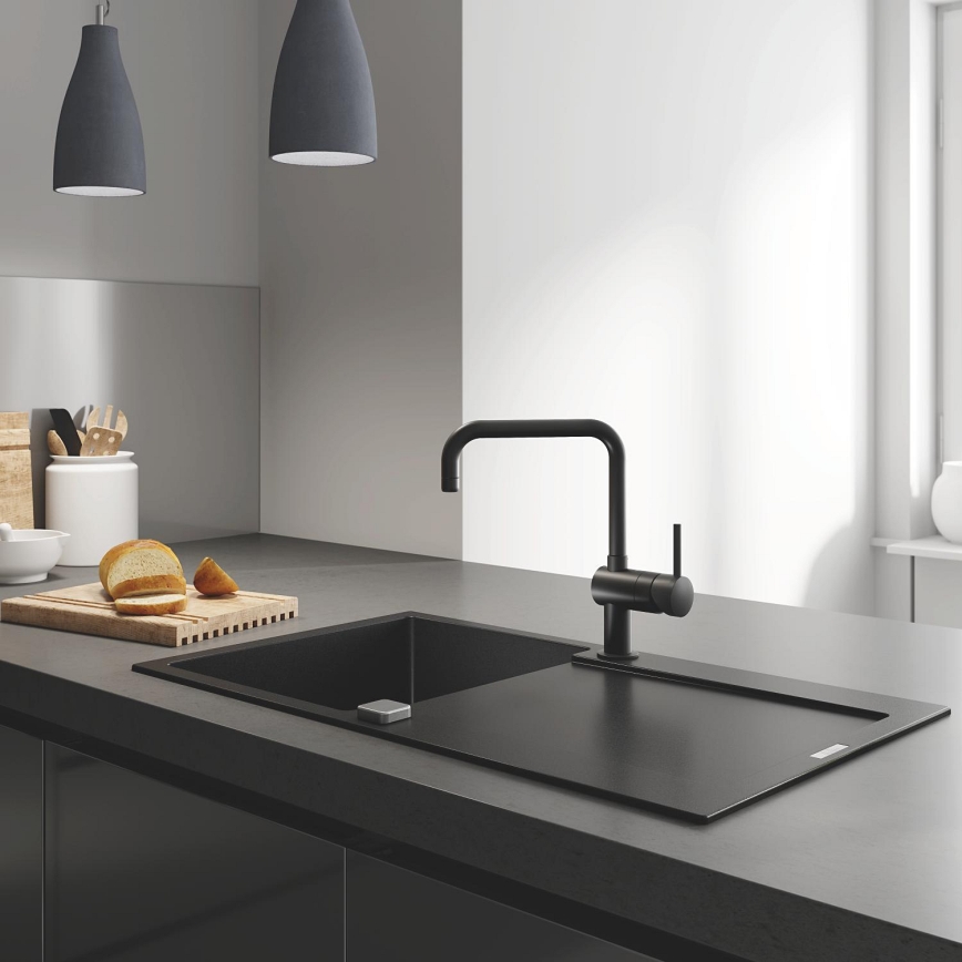 GROHE 31644AP0 - Kompozitni sudoper K500 860 × 500 mm crni