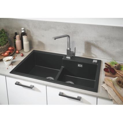 GROHE 31649AP0 - Kompozitni sudoper K500 860 × 500 mm crne boje