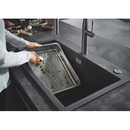 GROHE 31652AP0 - Kompozitni sudoper K700 780 × 510 mm crni
