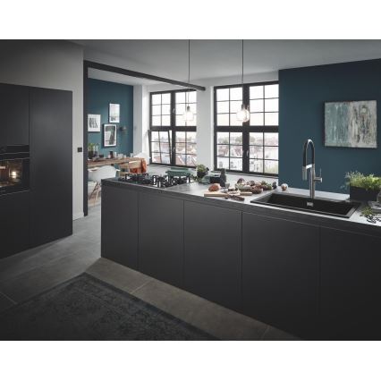 GROHE 31652AP0 - Kompozitni sudoper K700 780 × 510 mm crni
