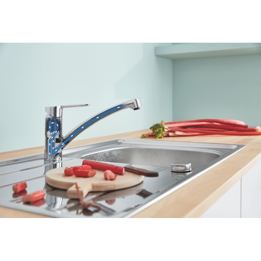 GROHE 31680000 - Kuhinjska miješalica BAUECO, sjajni krom