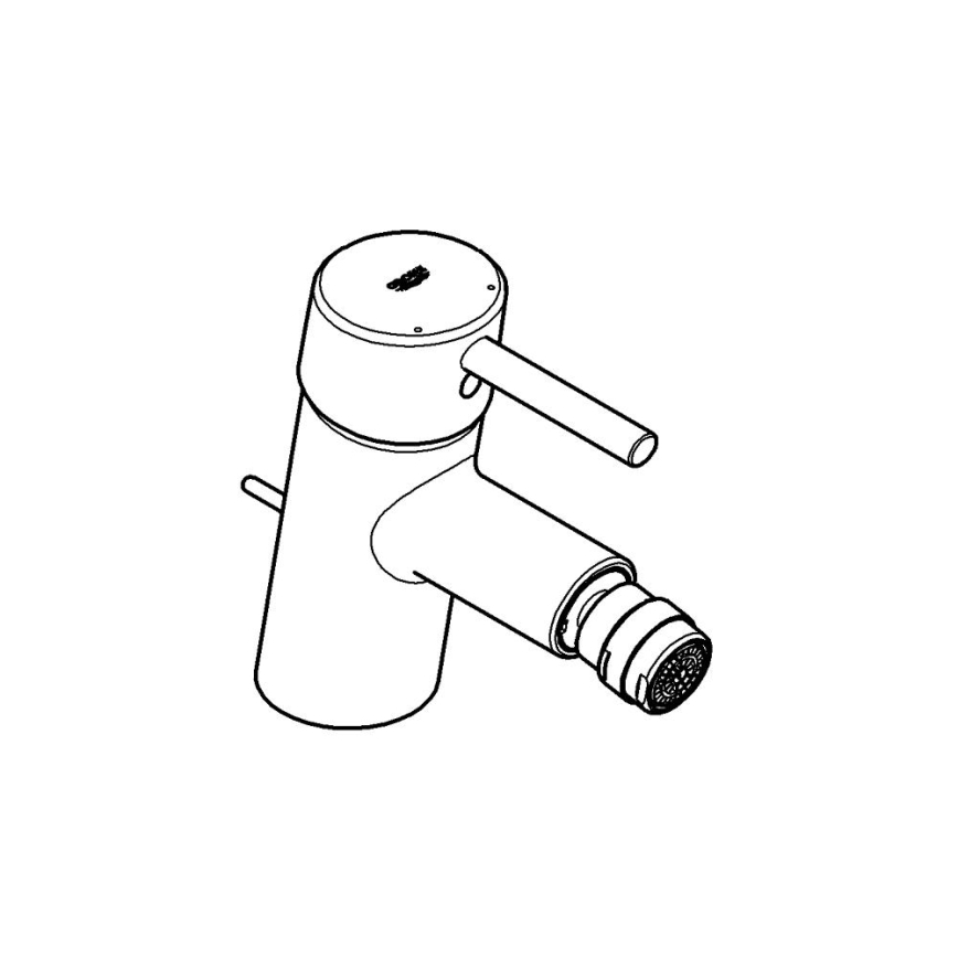 GROHE 32208001 - Miješalica za bide CONCETTO DN 15 sjajni krom