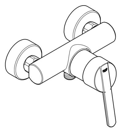 GROHE 32270000 - Miješalica za tuš FEEL DN 15 sjajni krom