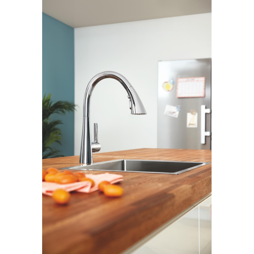 GROHE 32294002 - Kuhinjska slavina ZEDRA 401 mm, sjajni krom
