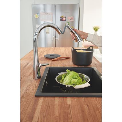 GROHE 32294002 - Kuhinjska slavina ZEDRA 401 mm, sjajni krom