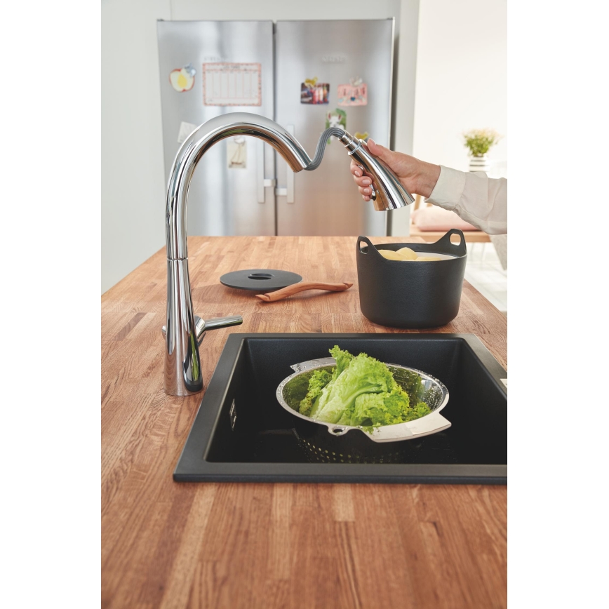 GROHE 32294002 - Kuhinjska slavina ZEDRA 401 mm, sjajni krom