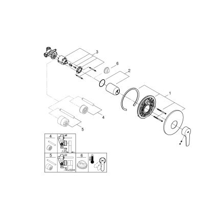GROHE 32590002 - Tuš miješalica START, sjajni krom