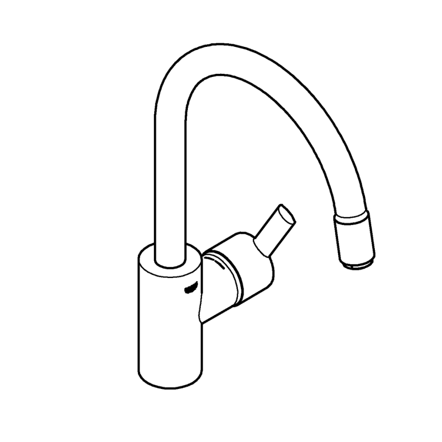 GROHE 32671002 - Kuhinjska miješalica FEEL, sjajni krom