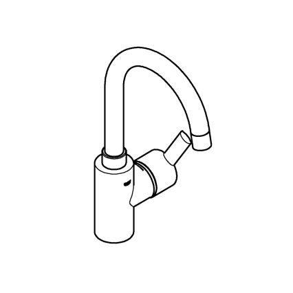 GROHE 32723001 - Slavina za umivaonik FEEL, veličina L, sjajni krom