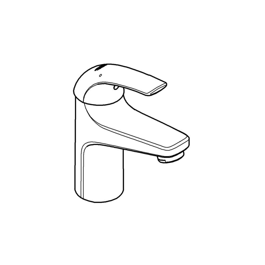 GROHE 32848000 - Slavina za umivaonik BAUCURVE, sjajni krom