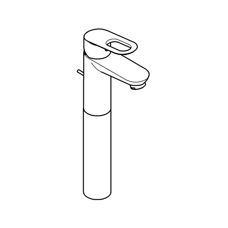 GROHE 32856000 - Slavina za umivaonik BAULOOP 12” sjajni krom