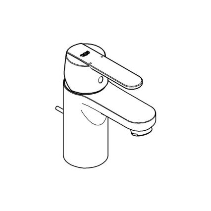 GROHE 32883000 - Slavina za umivaonik GET, veličina S, polirani krom