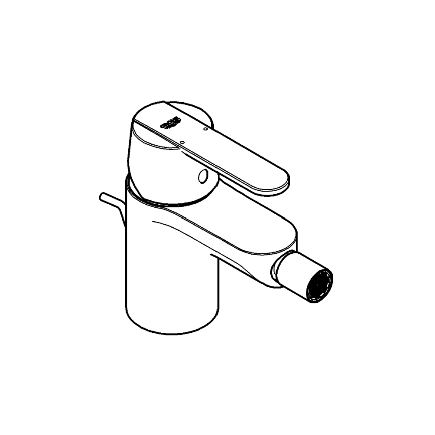 GROHE 32885000 - Miješalica za bide GET DN 15, sjajni krom