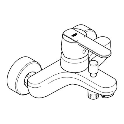 GROHE 32887000 - Miješalica za kadu GET DN 15 sjajni krom