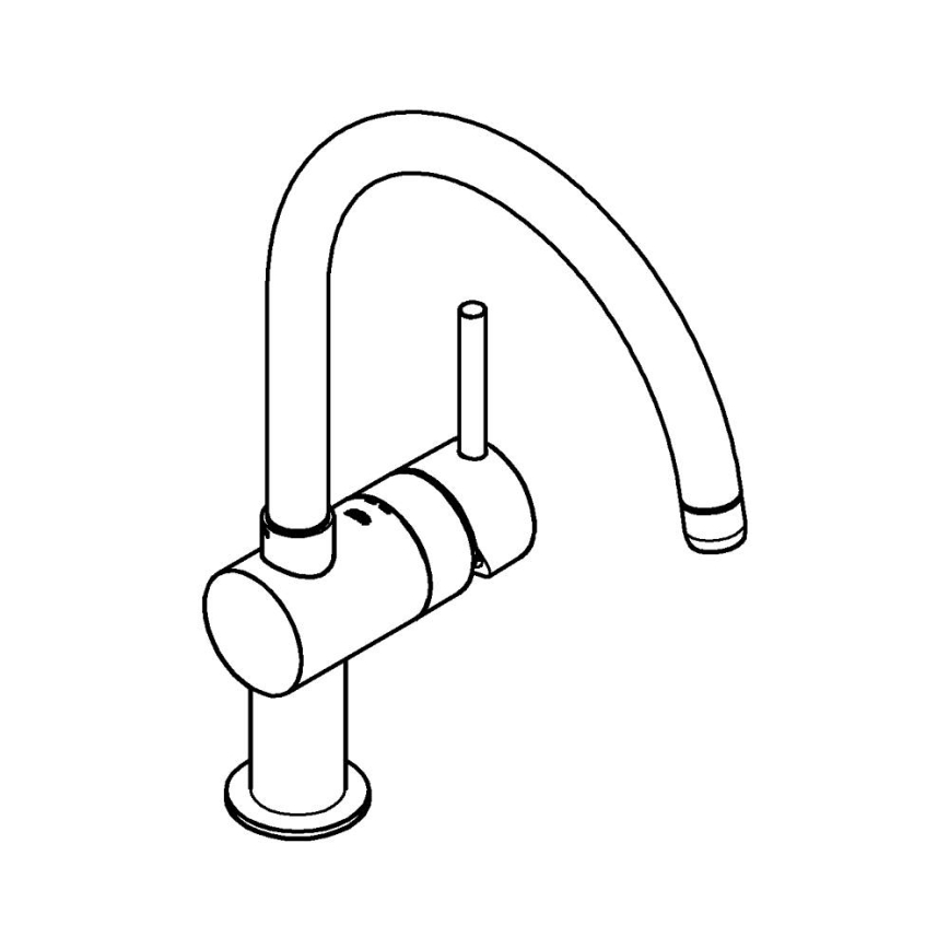 GROHE 32917000 - Kuhinjska miješalica za sudoper A 356 mm, polirani krom