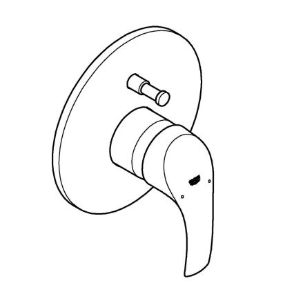 GROHE 33305002 - Kupaonska miješalica za kadu DN 15, sjajni krom