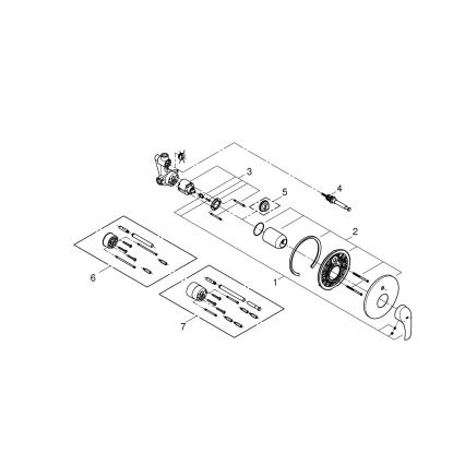 GROHE 33305002 - Kupaonska miješalica za kadu DN 15, sjajni krom