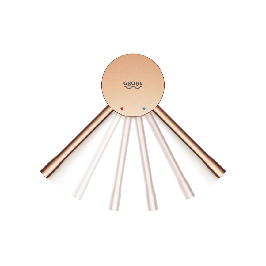 GROHE 33624DL1 - Miješalica za kadu ESSENCE 193 mm, brušena bakrena