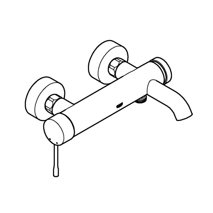 GROHE 33624GN1 - miješalica za kadu ESSENCE 193 mm, brušeno zlato