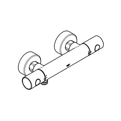 GROHE 34065AL2 - Termostatska mješalica za tuš GROHTHERM 1000 COSMOPOLITAN DN 15 grafitna