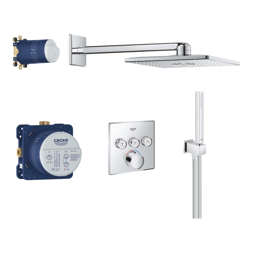 GROHE 34712000 - Set za tuširanje SMARTCONTROL 310 × 310 mm sjajni krom