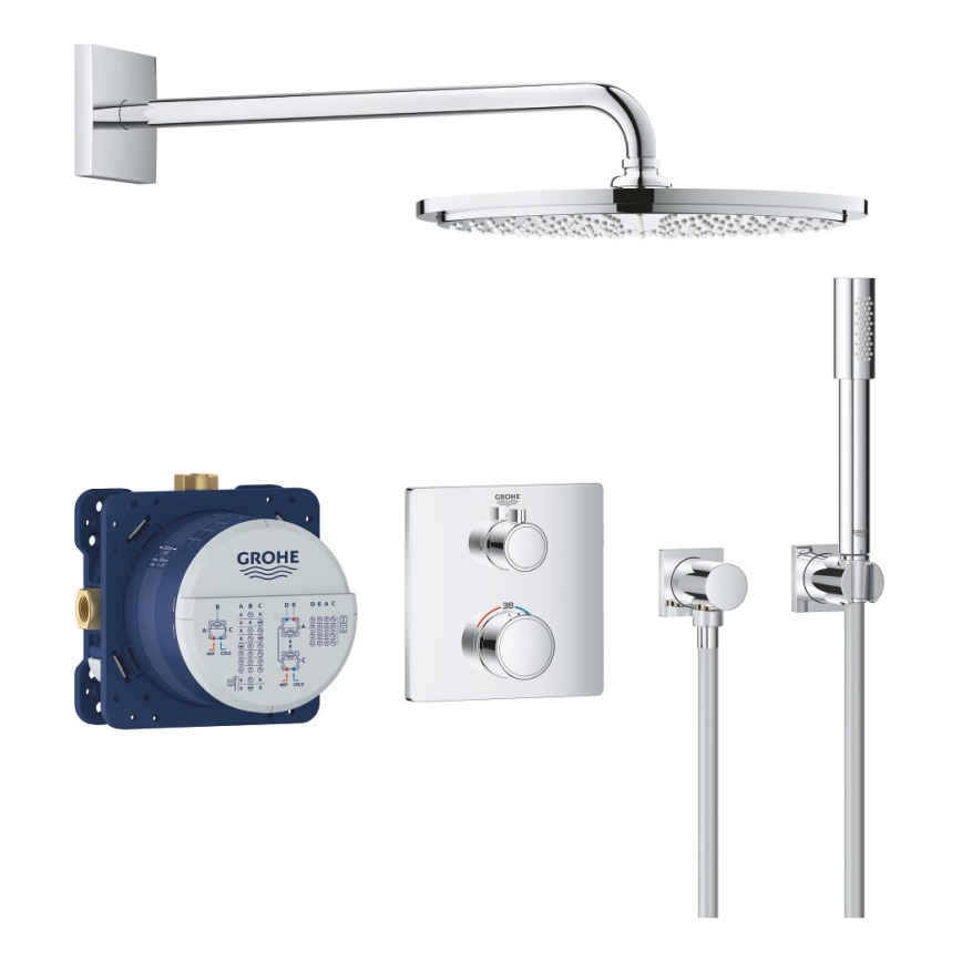 GROHE 34730000 - Set za tuširanje GROHTHERM RAINSHOWER COSMOPOLITAN 310 422 mm krom