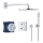GROHE 34730000 - Set za tuširanje GROHTHERM RAINSHOWER COSMOPOLITAN 310 422 mm krom