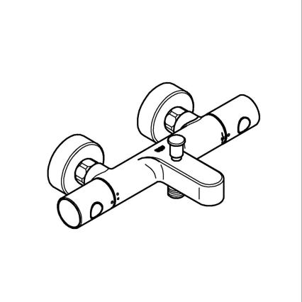 GROHE 34766000 - Termostatska baterija za kadu GROHTHERM 800 COSMOPOLITAN DN 15, krom