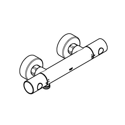 GROHE 34773000 - Termostatska tuš miješalica PRECISION GET DN 15 sjajni krom