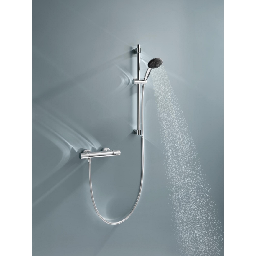 GROHE 34856000 - Tuš set s termostatskom mješalicom PRECISION GET 600 mm sjajni krom