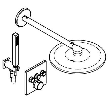 GROHE 34875000 - Tuš sustav PRECISION SMARTCONTROL 310 mm sjajni krom