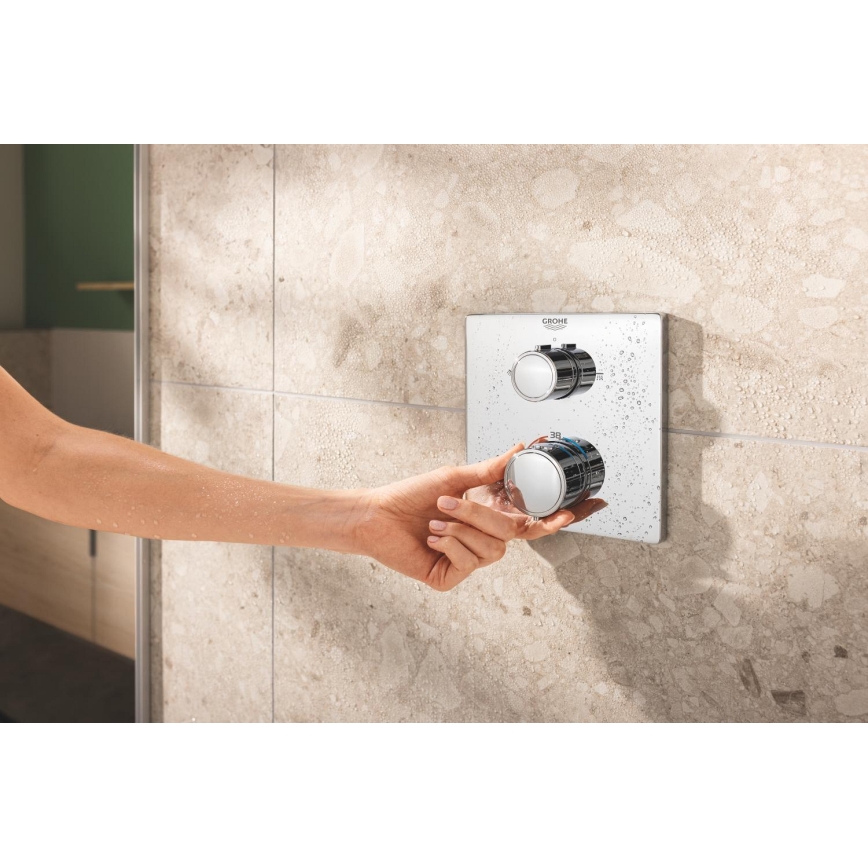 GROHE 34881000 - Podžbukni tuš sustav PRECISION 310 × 310 mm, sjajni krom