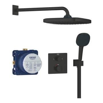 GROHE 348822430 - Set za tuš PRECISION 250 × 250 mm crni