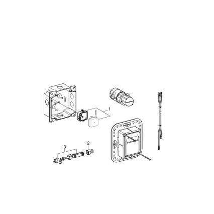 GROHE 36264001 - Podžbukni ugradbeni sustav ESSENSE E, sjajni krom