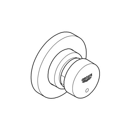 GROHE 36268000 - Automatski zatvarajući prolazni ventil EUROECO COSMOPOLITAN T DN 15, krom