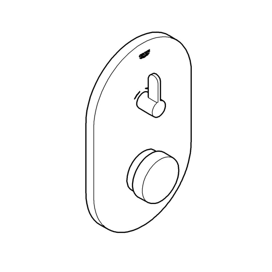 GROHE 36321000 - Samozatvarajuća tuš miješalica EUROSMART COSMOPOLITAN T krom