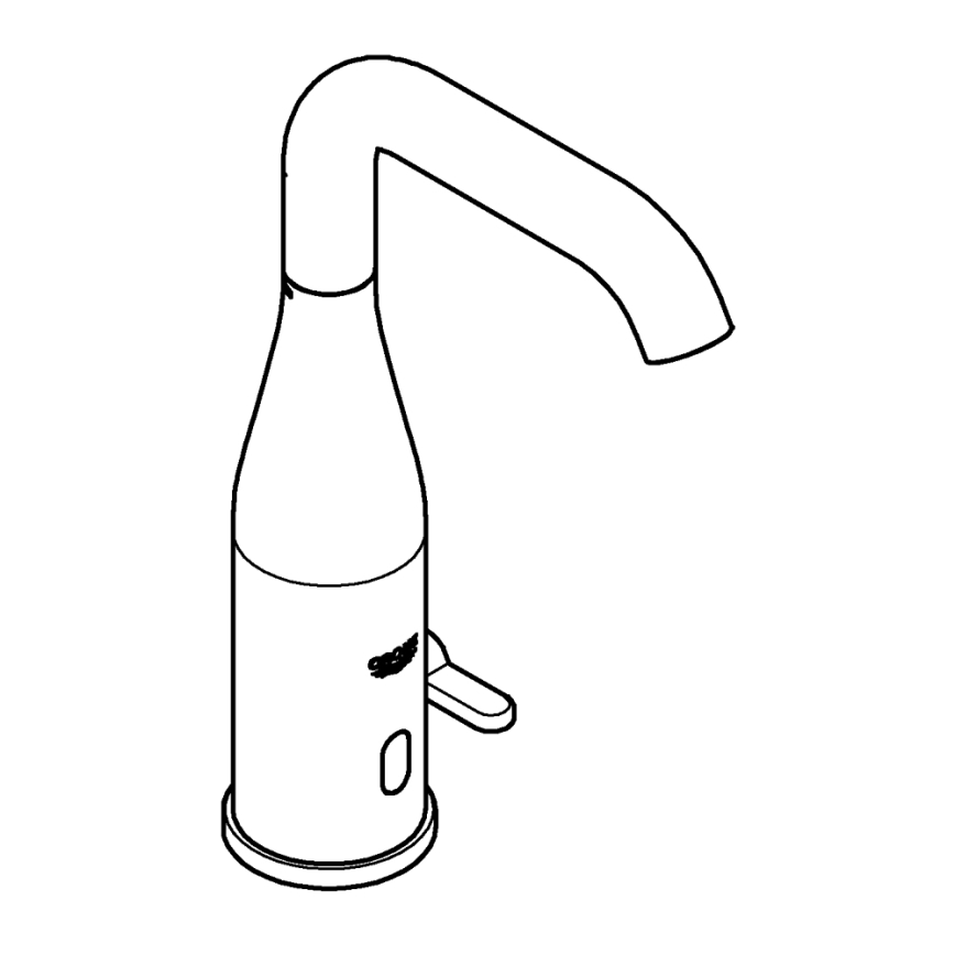 GROHE 36445000 - Infra elektronička umivaonička slavina ESSENCE E sjajni krom