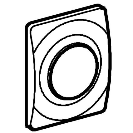 GROHE 37018SH0 - Tipka SURF 116 × 144 mm, bijela