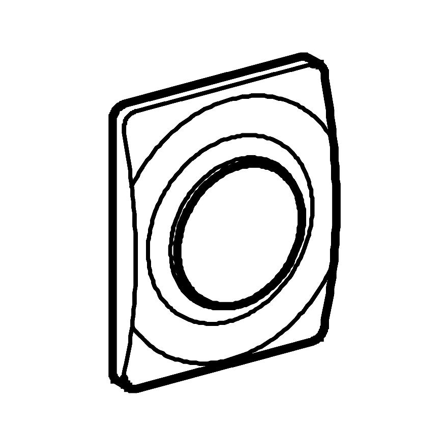 GROHE 37018SH0 - Tipka SURF 116 × 144 mm, bijela