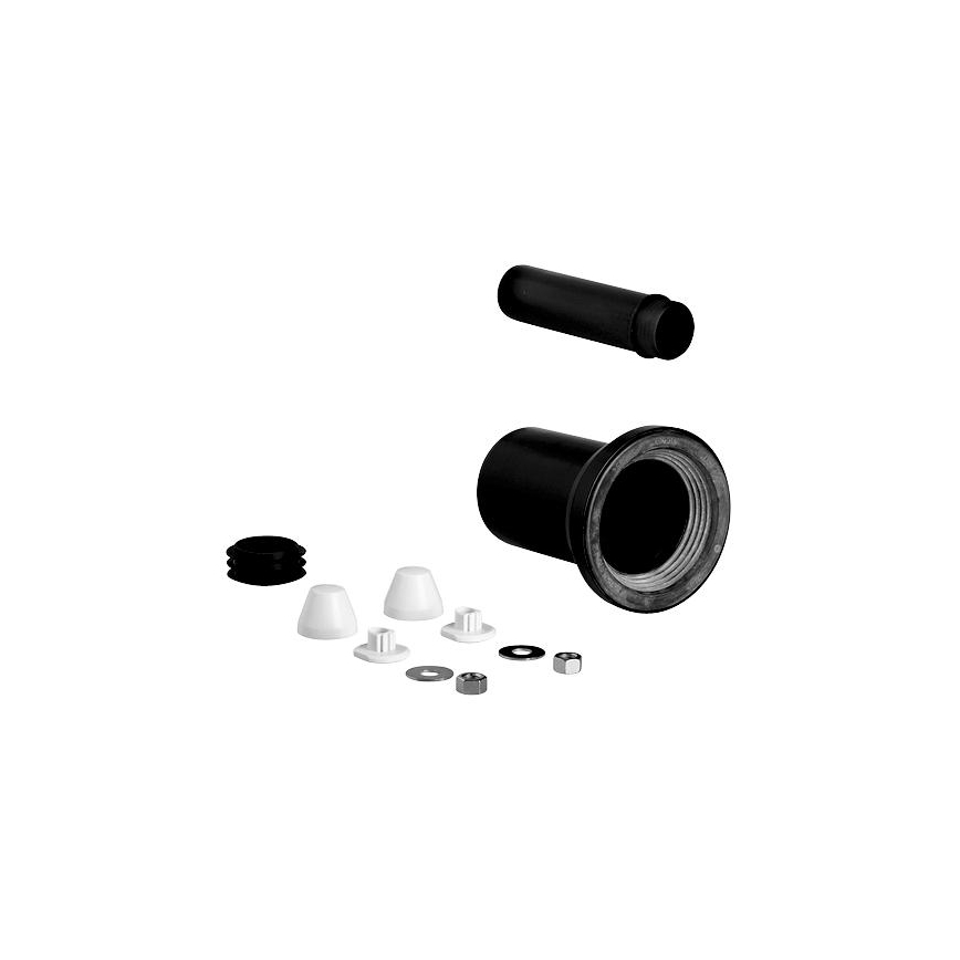 GROHE 37311K00 - Set za dovod i odvod za WC 150 mm crni