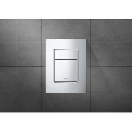GROHE 37535000 - Tipka za ispiranje SKATE COSMOPOLITAN S 130 × 172 mm krom