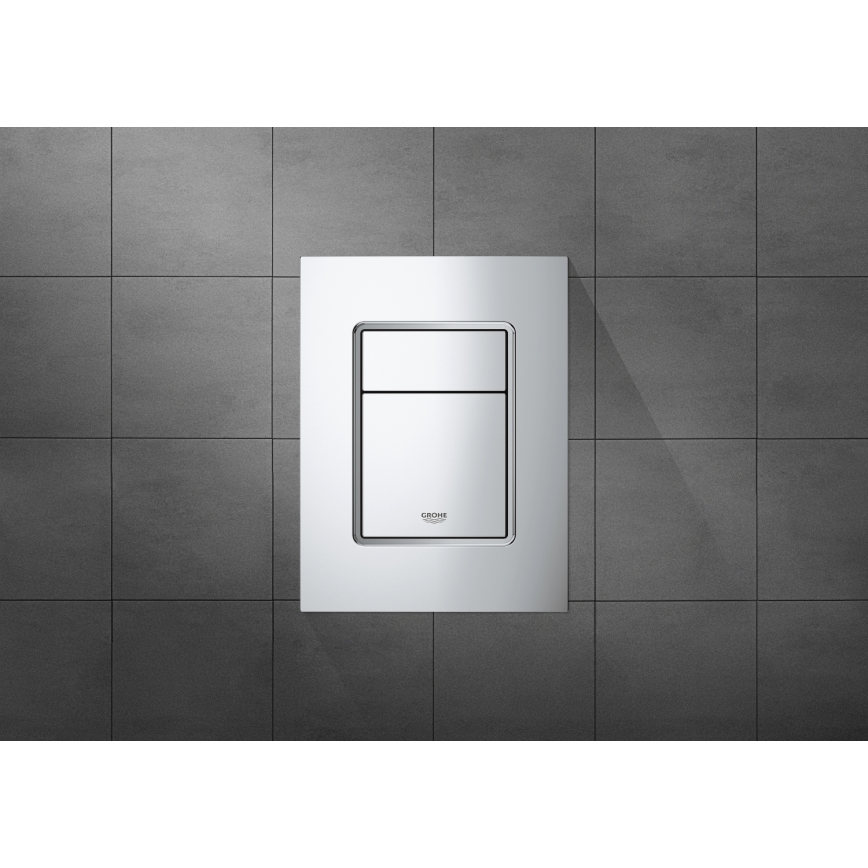 GROHE 37535000 - Tipka za ispiranje SKATE COSMOPOLITAN S 130 × 172 mm krom