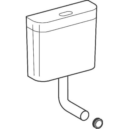 GROHE 37791SH0 - Vodokotlić PS bijeli