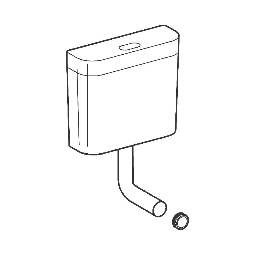 GROHE 37791SH0 - Vodokotlić PS bijeli