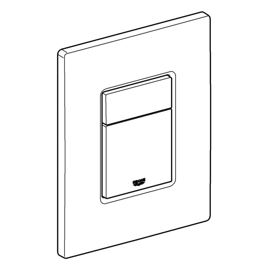 GROHE 38732DL0 - Tipka za ispiranje SKATE COSMOPOLITAN 156 × 197 mm bakrena