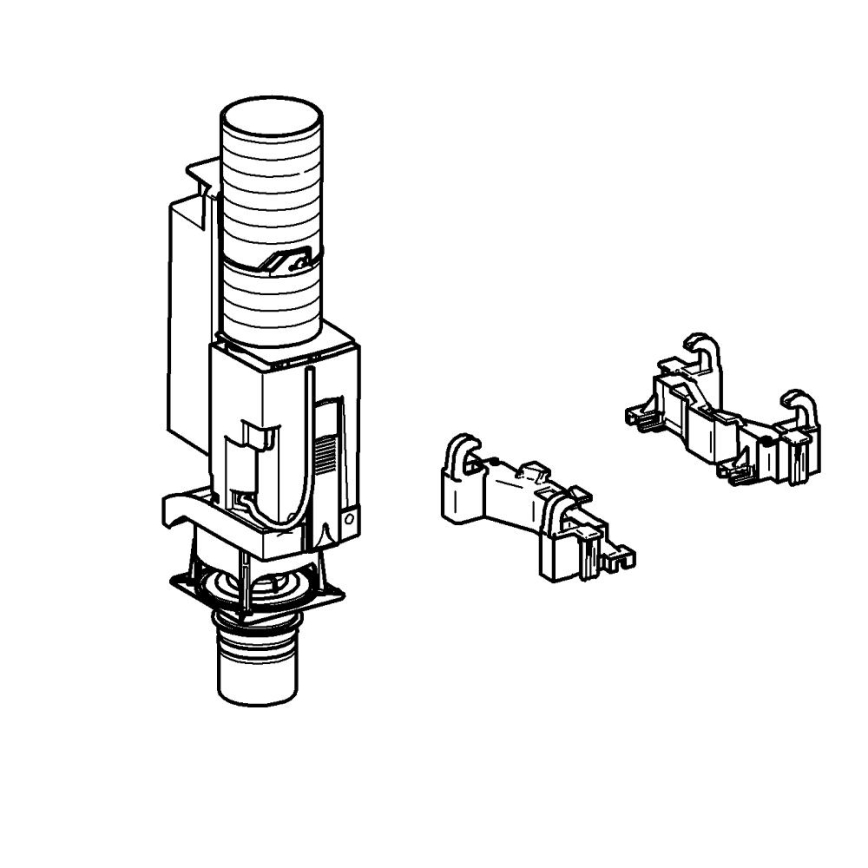 GROHE 38736000 - Komplet za nadogradnju za dvostruko ispiranje GD 2
