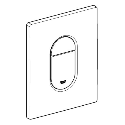 GROHE 38844SH0 - Tipka za aktiviranje ARENA COSMOPOLITAN 156 × 197 mm bijela